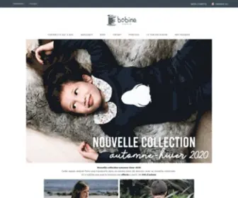 Bobine.fr(Bobine Paris : Créateur de vêtements chic pour enfant & bébé) Screenshot