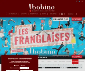 Bobino.fr(Théâtre Bobino Paris) Screenshot