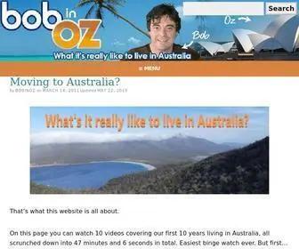 Bobinoz.com(Moving to Australia) Screenshot
