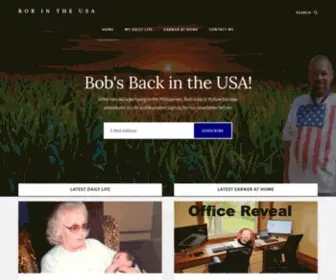 Bobintheusa.com(Bob is back in the USA) Screenshot