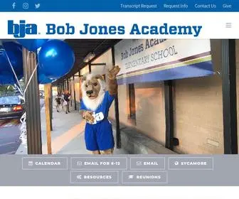 Bobjonesacademy.net(Bob Jones Academy) Screenshot