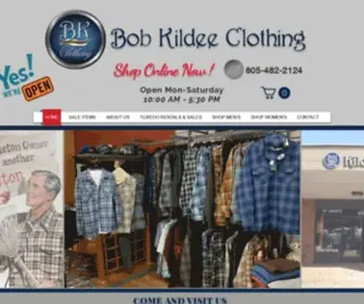 Bobkildeeclothing.com(Bob Kildee Clothing) Screenshot