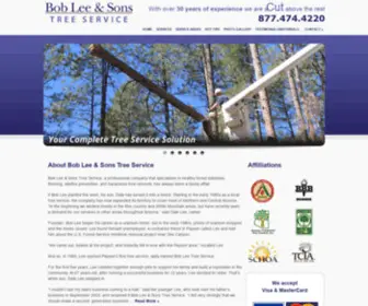 Bobleetreeservice.com(Bob Lee & Sons Tree Service) Screenshot