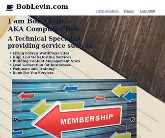 Boblevin.com(Bob Levin) Screenshot