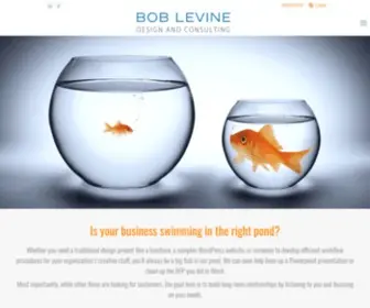 Boblevinedesign.com(Bob Levine Design and Consulting) Screenshot