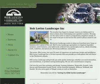 Boblovinslandscape.com(Lovins Landscape) Screenshot