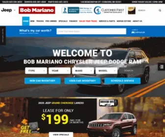 Bobmariano.com(Bob Mariano Chrysler Jeep Dodge Ram) Screenshot