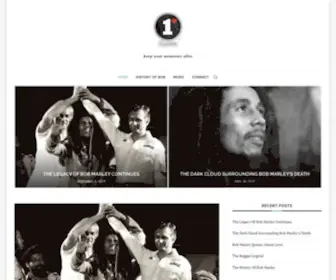 Bobmarley1Love.org(Bob Marley 1love.Org Blog) Screenshot