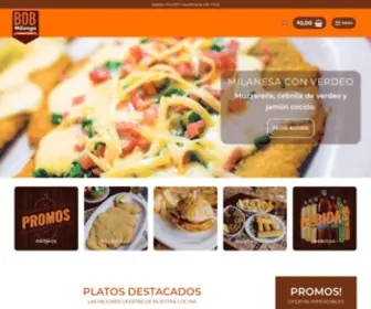 Bobmilanga.com.ar(Bob Milanga Milanesas Delivery de Comidas para Llevar) Screenshot