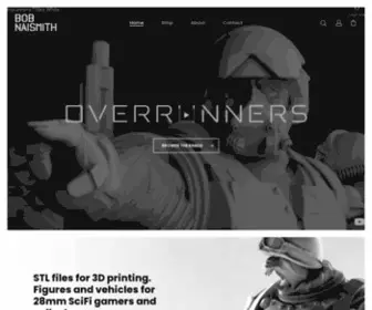 Bobnaismith.com(Home of the Overrunners) Screenshot