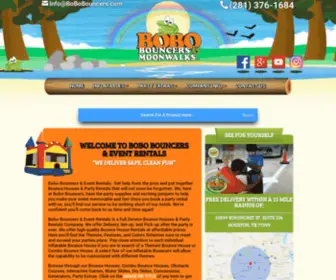 Bobobouncers.com(Bounce Houses & Party Rentals) Screenshot