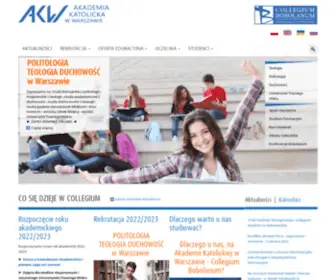 Bobolanum.edu.pl(Akademia Katolicka w Warszawie (PWTW)) Screenshot