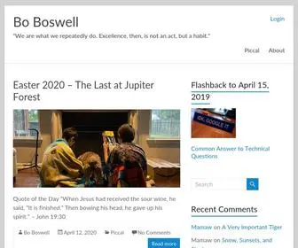 Boboswell.com(Bo Boswell) Screenshot