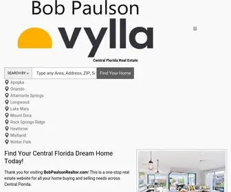 Bobpaulsonrealtor.com(Bob Paulson with Vylla Home) Screenshot