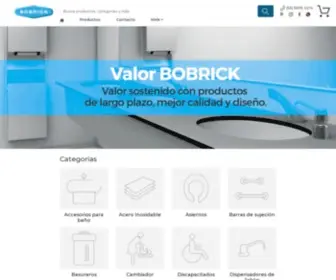 Bobrick.com.mx(Productos de acero inoxidable y alta calidad) Screenshot