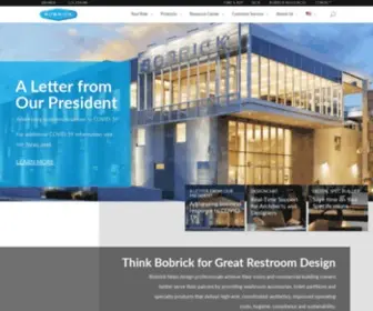 Bobrick.com(Restroom Accessories & Toilet Partitions) Screenshot