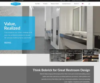 Bobrick.de(Restroom Accessories & Toilet Partitions) Screenshot