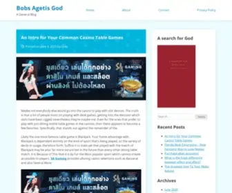 Bobsagetisgod.com(A General Blog) Screenshot