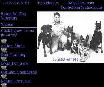 Bobsdogs.com(Bob's Dogs) Screenshot