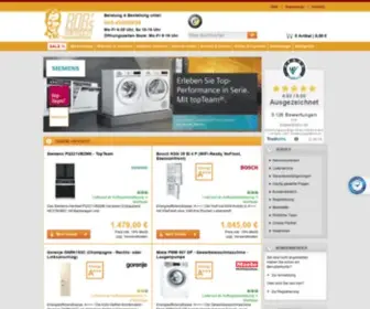 Bobselektro.de(Elektrogeräte für den Haushalt bei Bobs) Screenshot