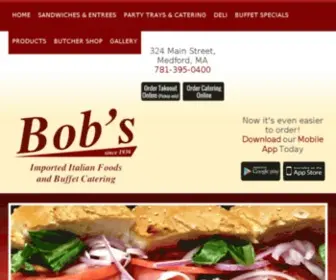Bobsfood.com(Bob's Italian Foods) Screenshot