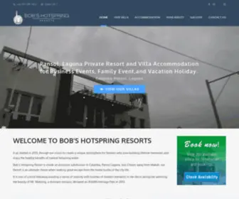 Bobshotspring.com(Pansol, Calamba Laguna) Screenshot