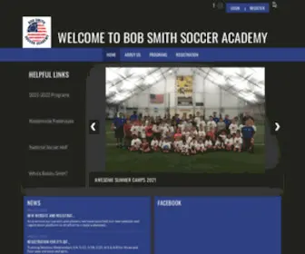 Bobsmithsoccer.com(Bob Smith Soccer Academy) Screenshot