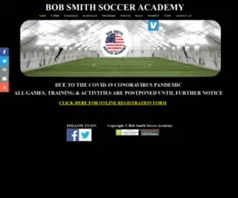 Bobsmithsoccer.net(Bob Smith Soccer Academy) Screenshot