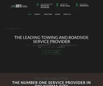 Bobstowinginc.com(Towing Service Provider in Oklahoma City) Screenshot