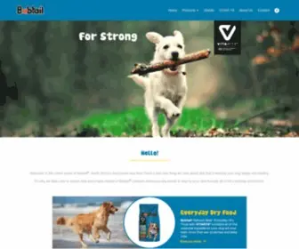 Bobtail.co.za(Strong South African dogs deserve quality food) Screenshot