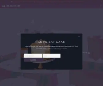 Bobthebakerboy.com(Healthy Customised Cakes in Singapore) Screenshot