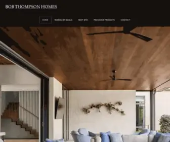 Bobthompsonhomes.com(Custom Luxury Home Builder) Screenshot