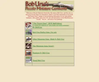 Boburso.com(Miniature Gun Works) Screenshot