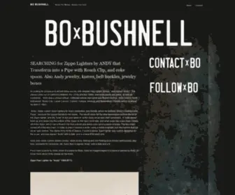 Bobushnell.com(Bo Bushnell) Screenshot