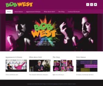 Bobwest.com(Voice Actor) Screenshot