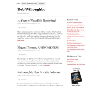 Bobwilloughby.com(Unselfish marketer) Screenshot