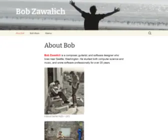 Bobzawalich.com(Bob Zawalich) Screenshot