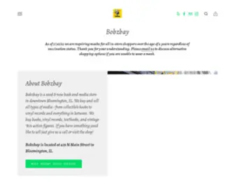 Bobzbay.com(Used books) Screenshot