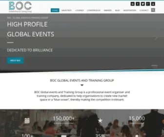 Boc-UK.com(BOC Global Events and Training Group) Screenshot