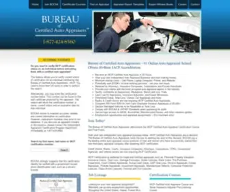 Bocaa.org(Take the IACP Auto Appraisers Course) Screenshot