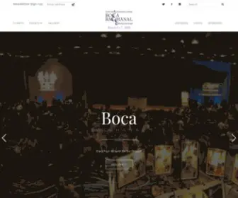 Bocabacchanal.com(South Florida Wine & Food Festival) Screenshot