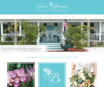 Bocablooms.com(Boca Raton Floral Designer) Screenshot