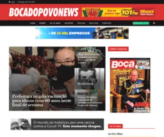 Bocadopovonews.com.br(Boca do Povo News) Screenshot