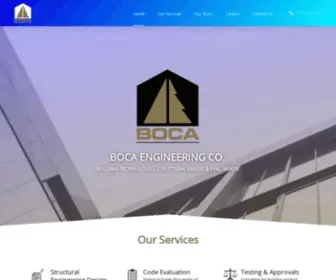 Bocaengineering.com(BUILDING TECHNOLOGIES) Screenshot