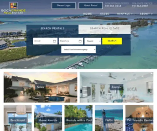 Bocagranderealestate.com(Boca Grande Real Estate) Screenshot