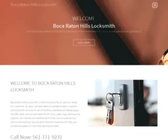 Bocahills.com(Locksmith & security systems) Screenshot