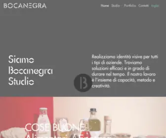 Bocanegrastudio.com(Agenzia di comunicazione) Screenshot