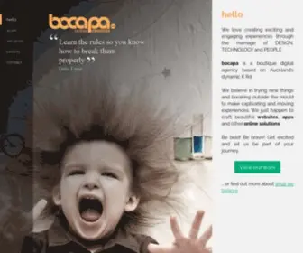 Bocapa.com(Creative digital solutions) Screenshot