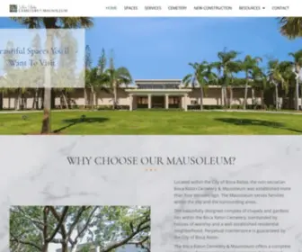 Bocaratonmausoleum.com(Chapels) Screenshot