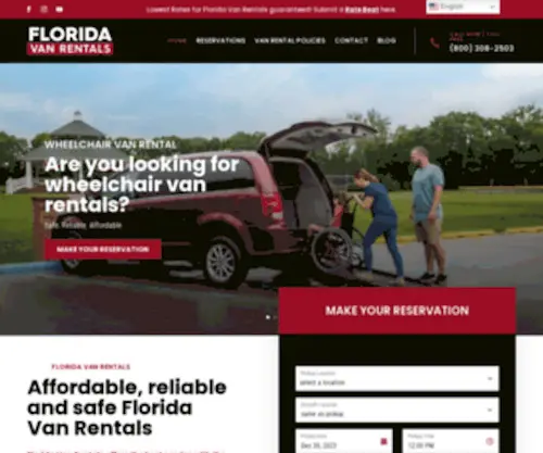 Bocaratonvanrentals.com(Florida Van Rentals) Screenshot